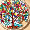 Suncatcher Puzzle in Acrilico Ornamento da Appendere alla Finestra 83 Pezzi Puzzle Sun Catcher Decorazione da Giardino Regali per Donne Uomini Mamma