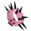 Emo Spike Bracelet Vegan Leather Punk Bracelets Goth Girl Boy Cuff Bangle Studded Halloween Wristband for Women Men Jewelry