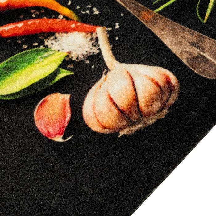 Kitchen Mat - vidaXL - 4005611 - Spice Print - 150x45 Cm - Machine Washable