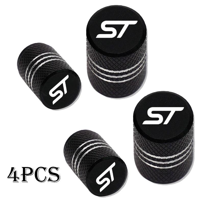 For Ford ST FOCUS 2 3 Mondeo Fiesta Kuga MK2 MK3 MK4 Car Wheel Tire Valve Caps Tyre Stem Covers Airdust Waterproof