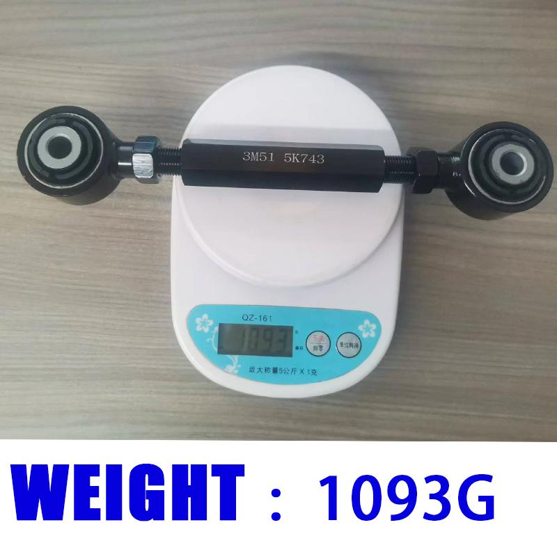 POKESS 2PCS Rear Suspension Tie Bar Link Control Arm For Ford Focus Mk2 MK3 2005-2014 Ford KUGA MK2 2013-2019 Adjustable