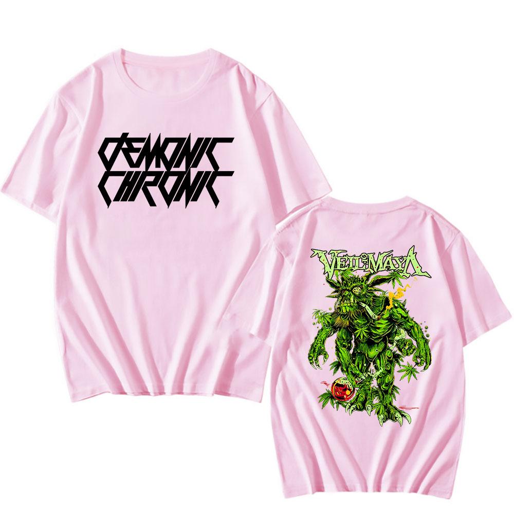 Rock Band VEIL OF MAYA póló Nyári Pamut Unisex Streetwear Grunge Divat Pólók Grafikai Nyomtatás Póló Unisex Pólók