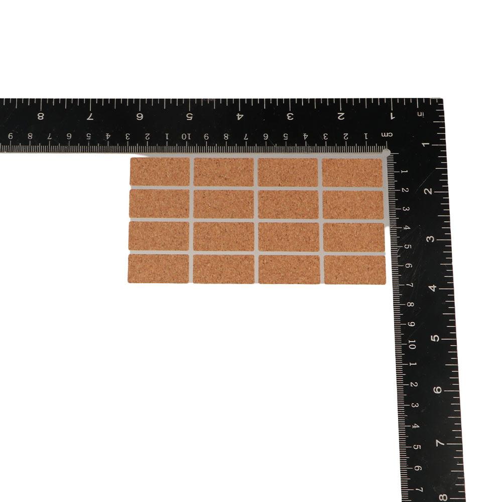 36/96pcs Waterproof Cork Wooden Labels Stickers Self-adhesive Packaging Sealing Tag  Refrigerator