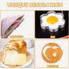 7Pcs Sandwich Cutter And Sealer Set Heart Square Shaped Bread Mold Diy Pocket Sandwich Maker For Kids Lunch Box