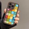 Splicing color squares for iPhone17promax Apple 17 mobile phone case 14 new 13 all-inclusive 12/11