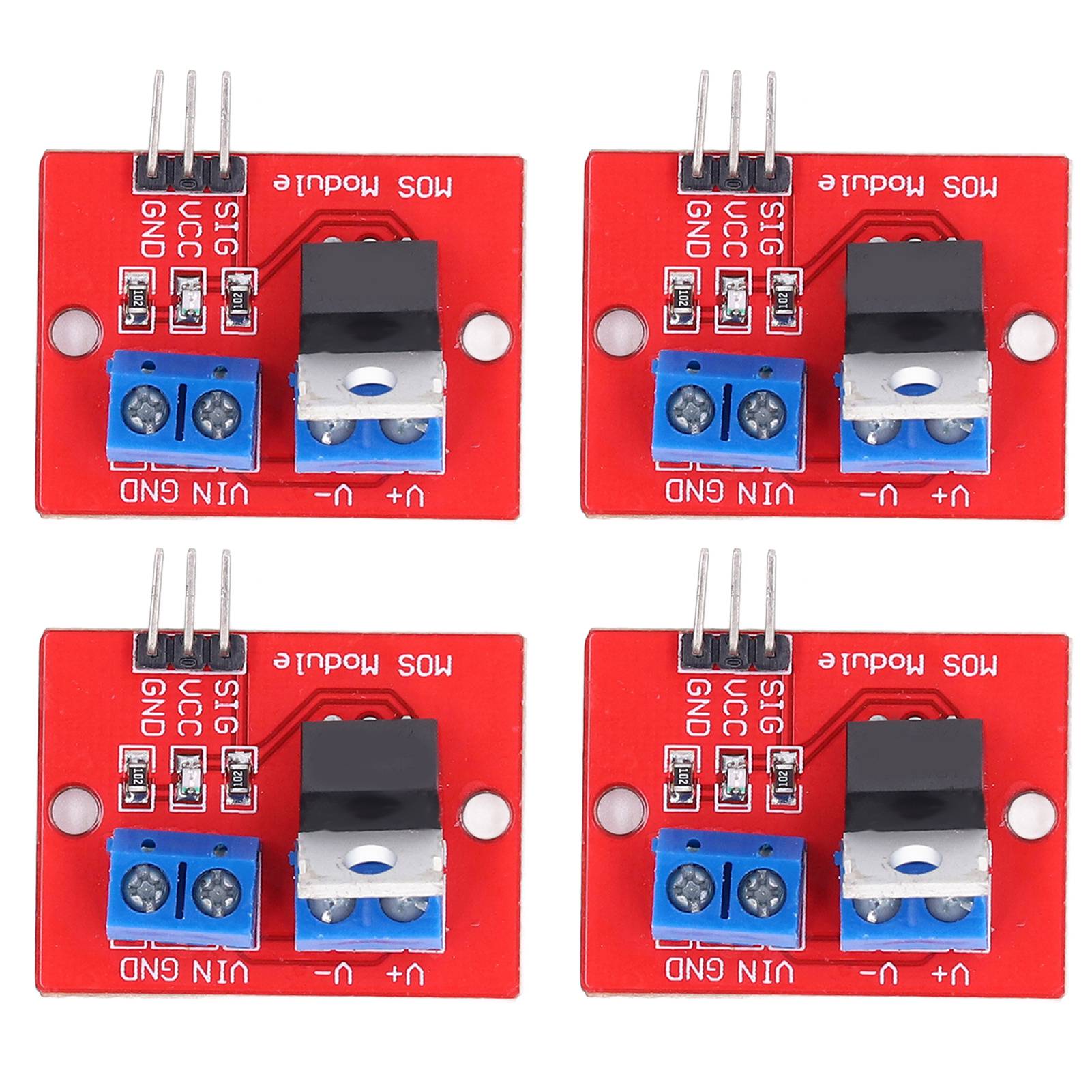 

4 шт. Модуль драйвера MOS Драйверна плата Набір аксесуарів для Raspberry Pi 024В