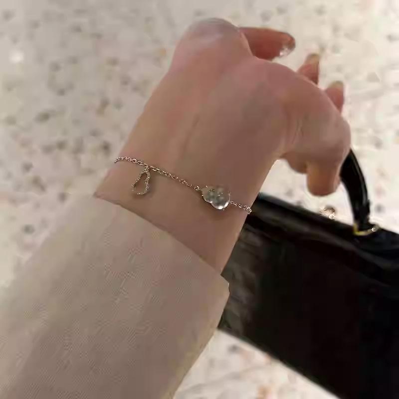 Elegante Geometrische Zirkonia Armband voor Damesmode - Veelzijdig, Trendy Bangle Sieraden