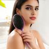 Boar Bristles Hair Brush with Ergonomic Handle Anti-static Scalp Massage Air Cushion Comb Men Women Portable Hair Styling Detangling Brush