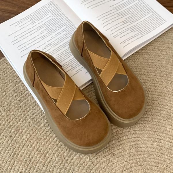 Fashion Platform Women Flat Sandals Casual Marie Janes Shoes Woman 2025 Trend Elegant Dress Comfort Loafers Summer Zapatillas De Mujer