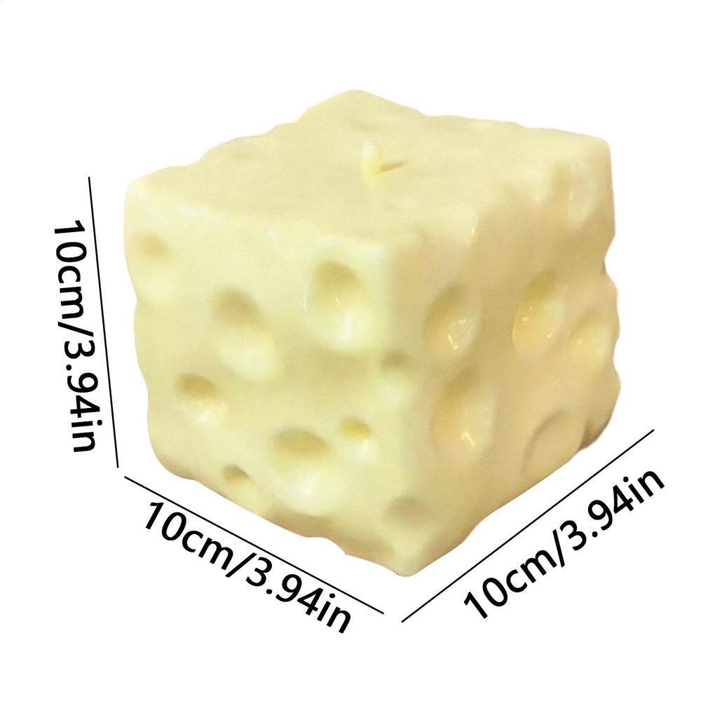

Cheese Cube Shape Fidget Toy Realistic Cute Calming Gadget Kids Squeeze Toy for Boys Girls Students Adults Classroom Home Dorm жовтий