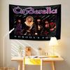Retro Rock Band Tapestry Cinderellas Heavy Metal Music Poster Home Decor Bedroom Dorm Background Cloth Concert Banner Fans Gift