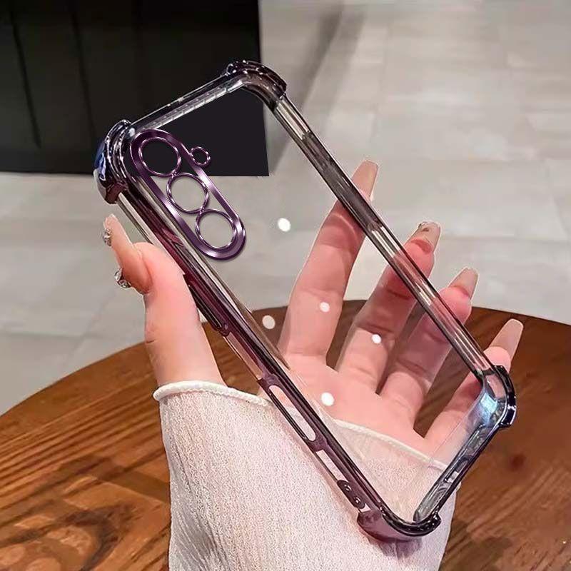 For Samsung Galaxy A23 Case Galaxy A24 A25 A26 A17 M17 A27 M47 A31 A32 Cover Thickening Shookproof Plating Silicone back cover