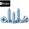 Hardened Phillips Countersunk Blue Zinc Self-Tapping Wood Screws