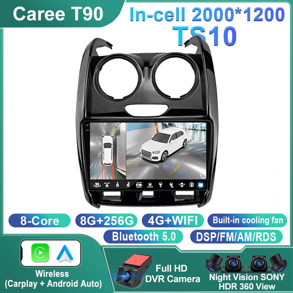 Car Radio Multimedia Player For Renault Duster D 2015 2016 2017 2018 2019 2020 Lada Largus 2021 Android Auto Stereo Navigation