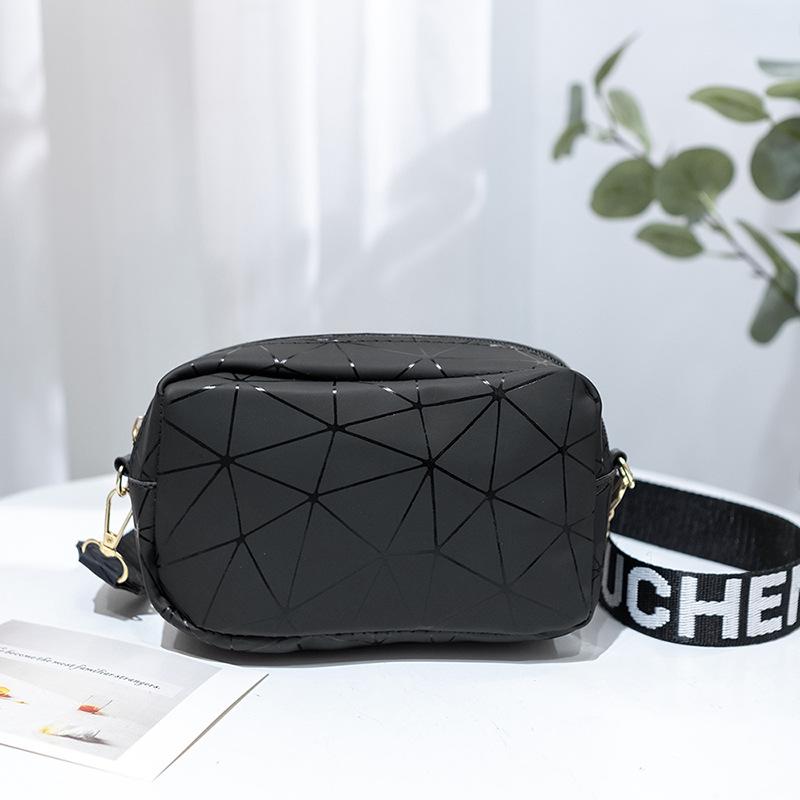Mode Diamant Muschel Spleiß Umhängetasche Laser Kontrast Unregelmäßiger Druck Kleine Tasche Geschenk