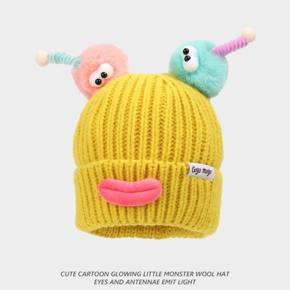 Funny Ear Protection Cap Windproof Pullover Hat New Knitted Hat  Party 4
