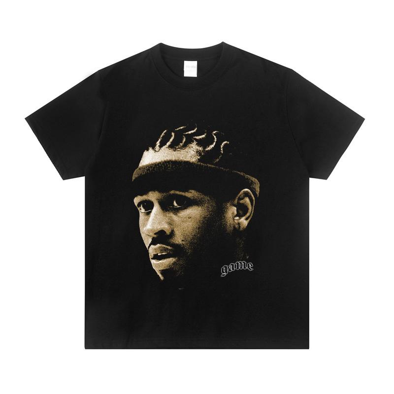 

Big-face Round-neck Trendy Basketball Loose and Breathable Summer Short-sleeved T-shirt 5XL різнокольоровий