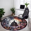 1 Stück Halloween Spukhaus Stuhl Teppich für Büro Rutschfest, Leicht, Maschinenwaschbar Teppich für Büro, Schlafen, Zimmer - Feiertagsdekoryy25100912