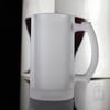Ice Cup Huge Capacity Grinding Handle Glass Heat Resistant And Beautiful Wine Beer Mug