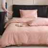 100 High-Grade Pure Cotton Four-Piece Set, Class A Maternal And Infant Grade Cotton Jacquard Quilt Set, Light Luxury Bedding Set