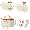 New Portable 304 Stainless Steel Lunch Box Travel Picnic Sealed Leak Proof Fruit Salad Bento Box For Student Adult