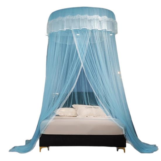 Attractive Lace Patchwork Decorative Soft Reading Nook Canopies Yarn Girl Dome Netting Castle Home Supplies Ceiling Mosquito Net