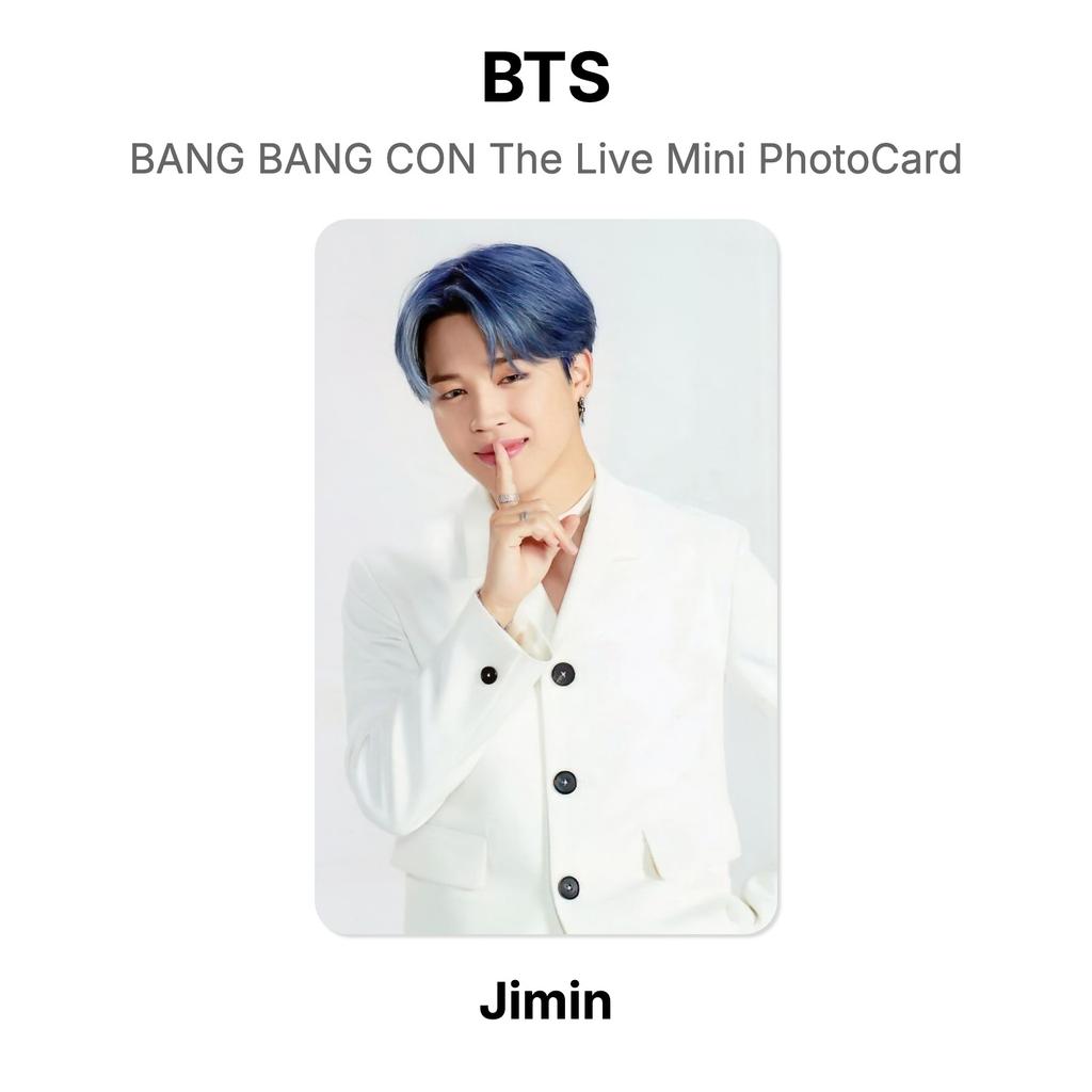 BTS BANG BANG CON The Live Mini PhotoCard Official Photocard