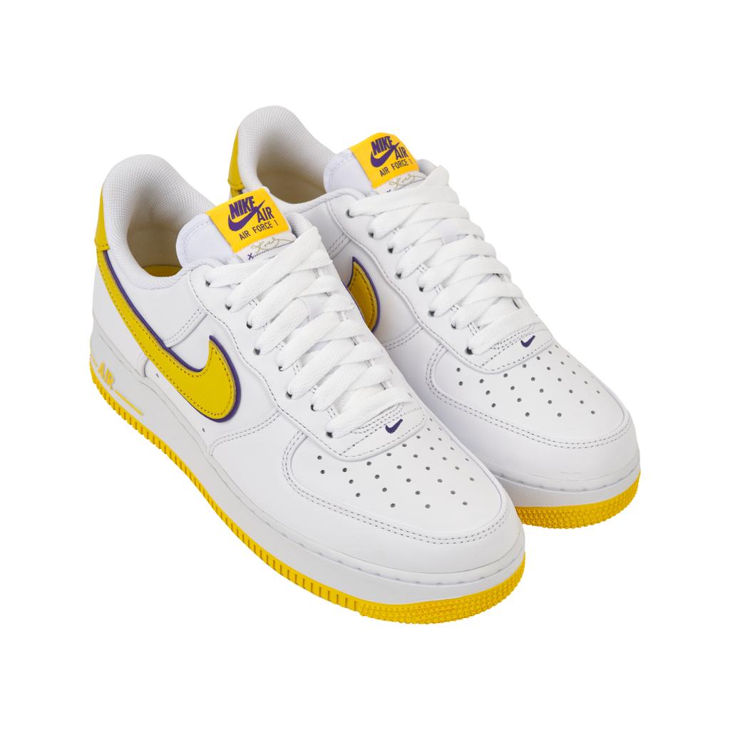 Kobe Bryant X Nike Air Force 1 Low Retro QS Lakers Home Unisex Sneakers Yellow White Varsity-Maize FZ1151-100