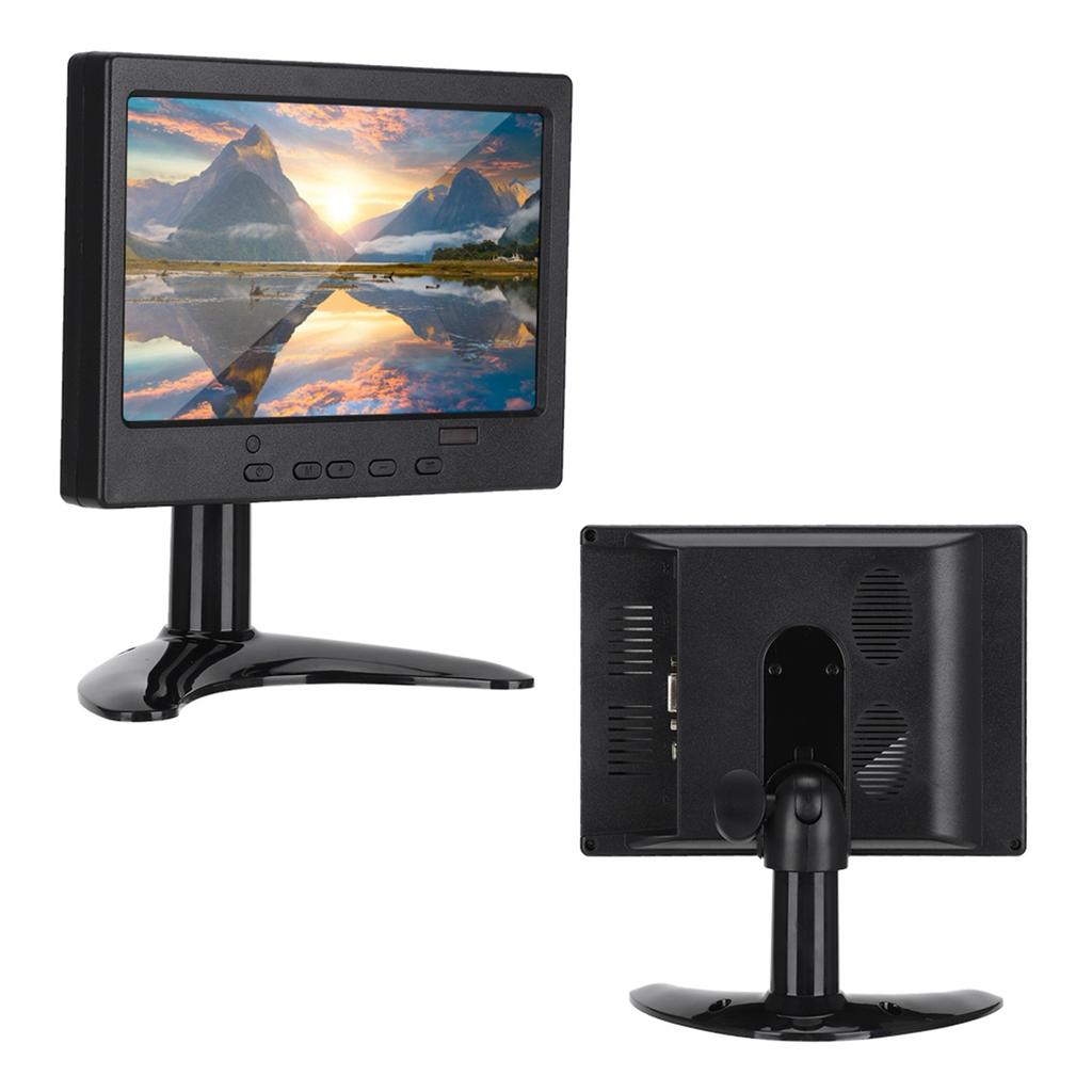 7 Zoll 1024x600 Auflösung 16:9 Multifunktions-Display-Monitor für HDMI  VGA  AV-Eingang mit Ständer