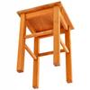 KADAX Wooden Kitchen Stool Chair 43.5cm Solid Alder
