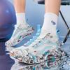 High Street Graffiti Men Sneakers Women Lightweight Blade Running Shoes Comfy Cushioning Sock Sports Walking Shoes Male Footwear