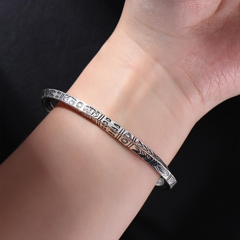 Adjustable Twist Armband Cuff Open Bracelet Opening Design Silver Color Fish Sleeve Bracelet  Gift