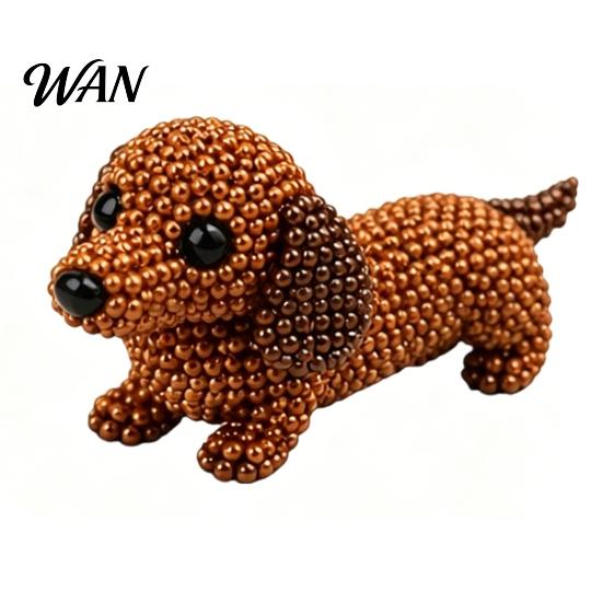 Adornos de Cuentas Texturizadas Kit DIY de Cuentas de Animales, Pequeño Set de Manualidades con Cuentas 3D, Lindo Kit Creativo de Arte con Cuentas para Principiantes Adolescentes Adultos Alivio del Estrés