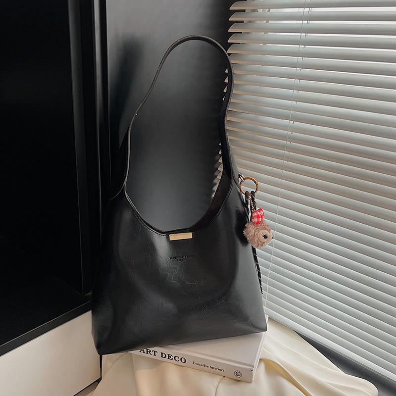 Premium retro bag women's new autumn and winter fashion shoulder bag large capacity commuter tote bag