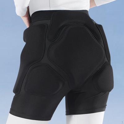 Calções Acolchoados Absorventes Confortáveis Equipamento de Proteção para Quadris para Patinagem no Gelo Homens Mulheres Snowboard