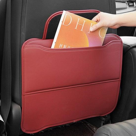 1x Car Interior Back Seat Anti-Kick Pad Mat Leather Cover Protector Accessories