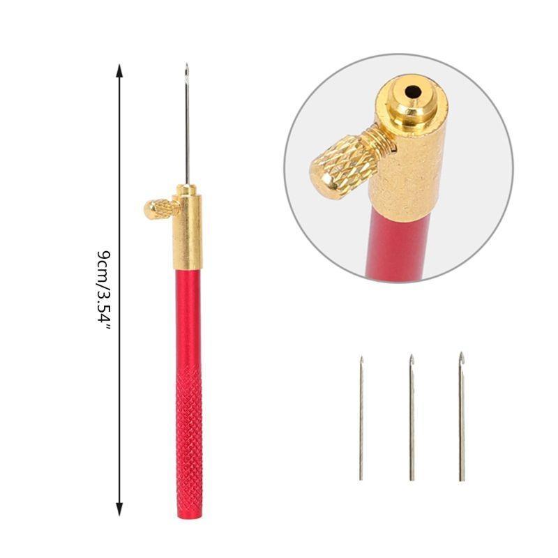 Embroidery Needle with 3 Needles Pen Embroidery for Cross Craft French Crochet for Sewing Knittin Top Sale