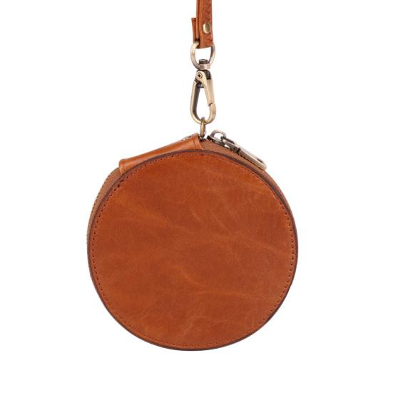 

Миниатюрный кошелек Тонкая работа Портативный Устойчивый к разрыву коричневый