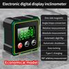 Smart Digital Inclinometer with Strong Magnet, High-Precision Level for Engineering and Surveying