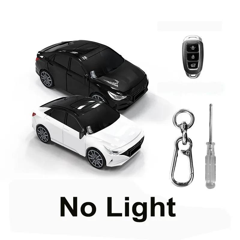 

Suitable For Hyundai Venue Kona Santa Fe Veloster Palisade Elantra Gt 3 4 5 Button Remote Car Key Protective Case Cover Fob Bag White