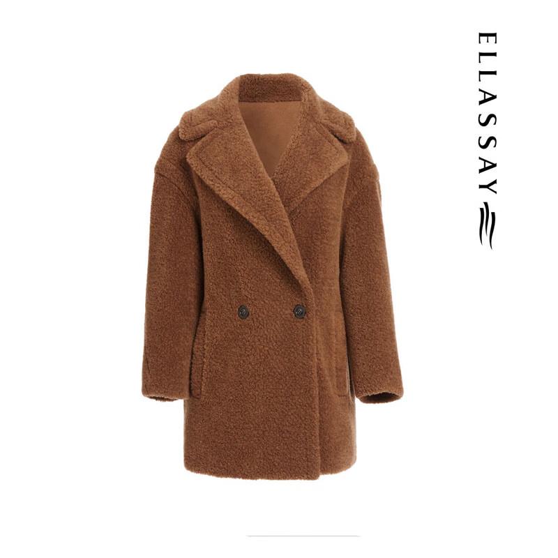 ELLASSAY Women's Short Wool Coat EWB354D01300