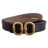 Elegant Leather Waist Belt For Women With Polished Finish And Adjustable Fit For Daily Use