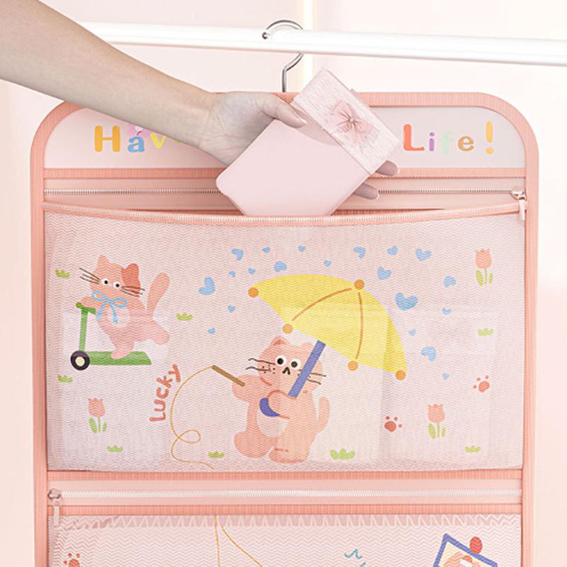 Wandmontierte Aufbewahrungstasche für Unterwäsche, faltbarer Organizer für BHs und Socken, Organizer für Handtücher und Badetücher im Schrank