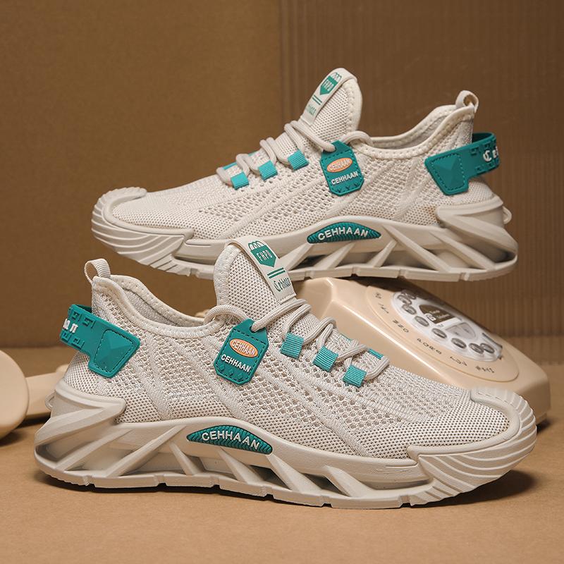 Fashion Men Shoes Summer 2025 New Breathable Mesh Hollow Tennis Shoes Man Running Sneakers Casual Sports Walking Shoes Tenis Masculino