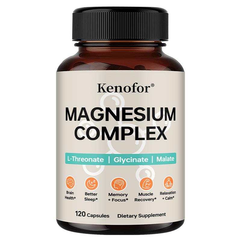 Magnesium Complex 2340 Mg Dietary Supplement, 120 Capsules Per Bottle 120 Capsules