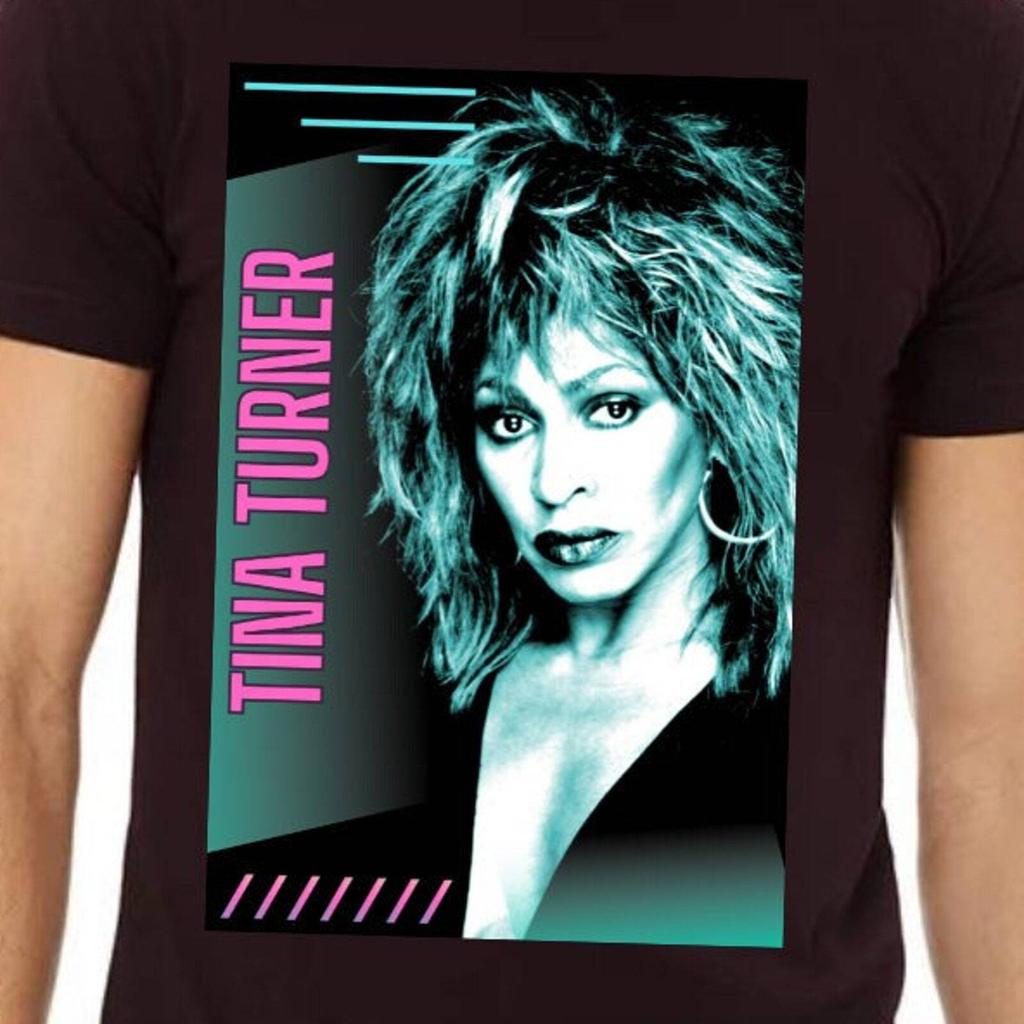 Tričko Tina Turner T-shirt Tshirt T-shirt Tee Shirt 80. léta RETRO Styl Kapela Tričko Vintage