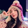 Women's Winter Knit Beanie Hat with Earflap, Long Ear Protection, Stretchy and Thick