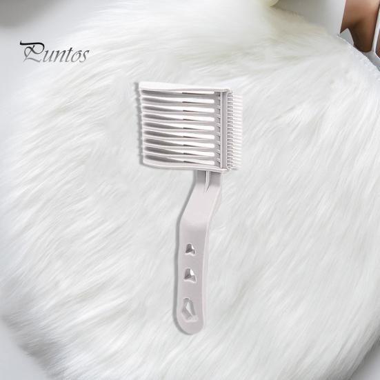 Barber Fade Comb Antistatický Hřeben pro muže zakřivené prolínání Flat Top Hair Clipper Guide Haircut Hřeben Domácí Salon Profesionální Kadeřnický Styling Hřeben