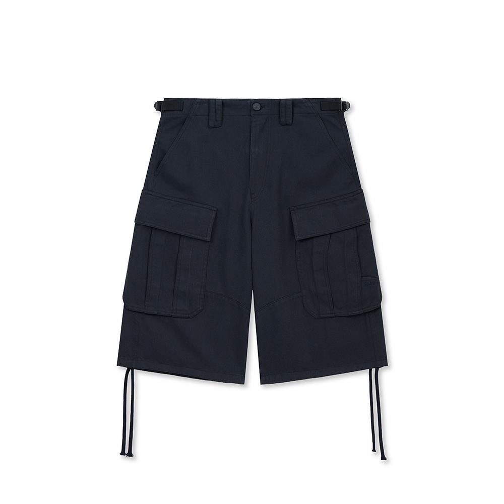 [Matinkim] Utility Cargo Bermuda Pants in Navy S
