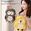 Hanging Owl Chenille Hand Towel Soft Funny Hand Towel New Chenille Towel